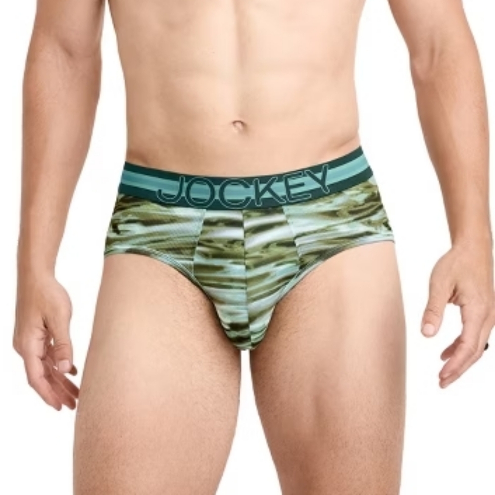 Jockey Sport Men's Stability Pouch Microfiber Brief Underwear Size Large New